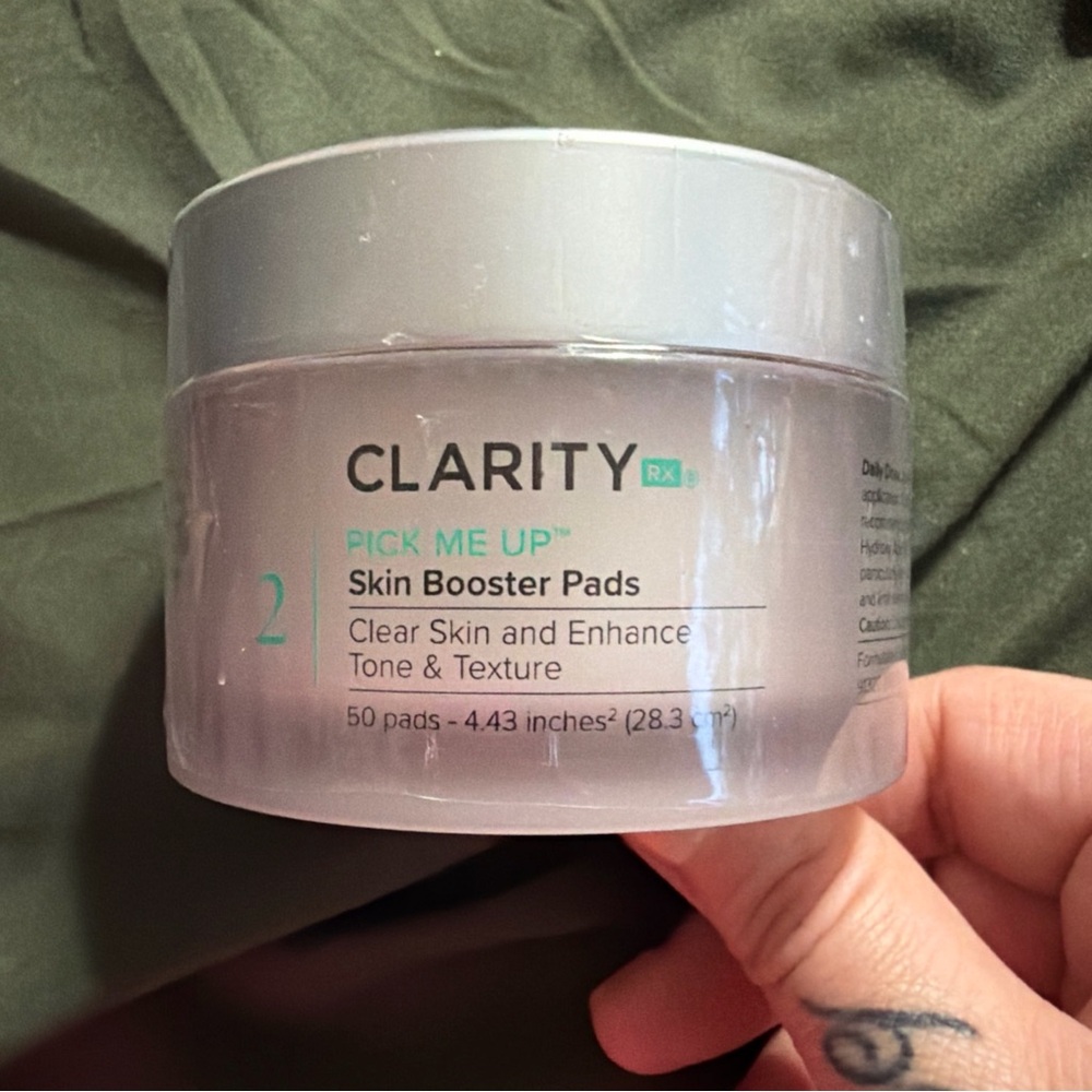 Clarity Rx Pick Me Up Skin Booster Pads NEW SEALED 50 Pads